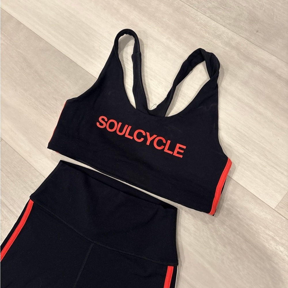Soul Cycle Sports bra and leggings
